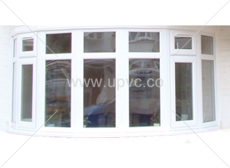 دو لنگه بازشو يا فرانسوی UPVC پنجره