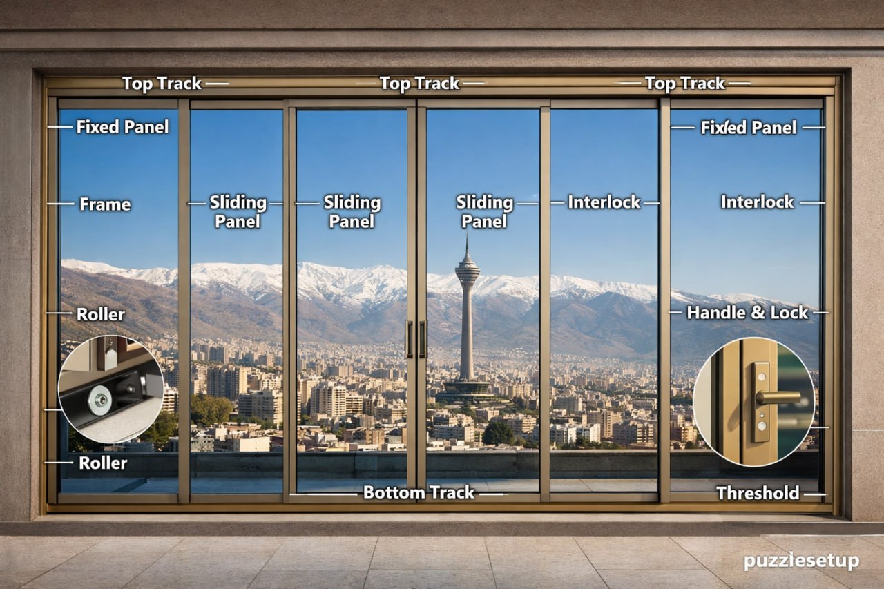 پنجره دو جداره آلومینیومی