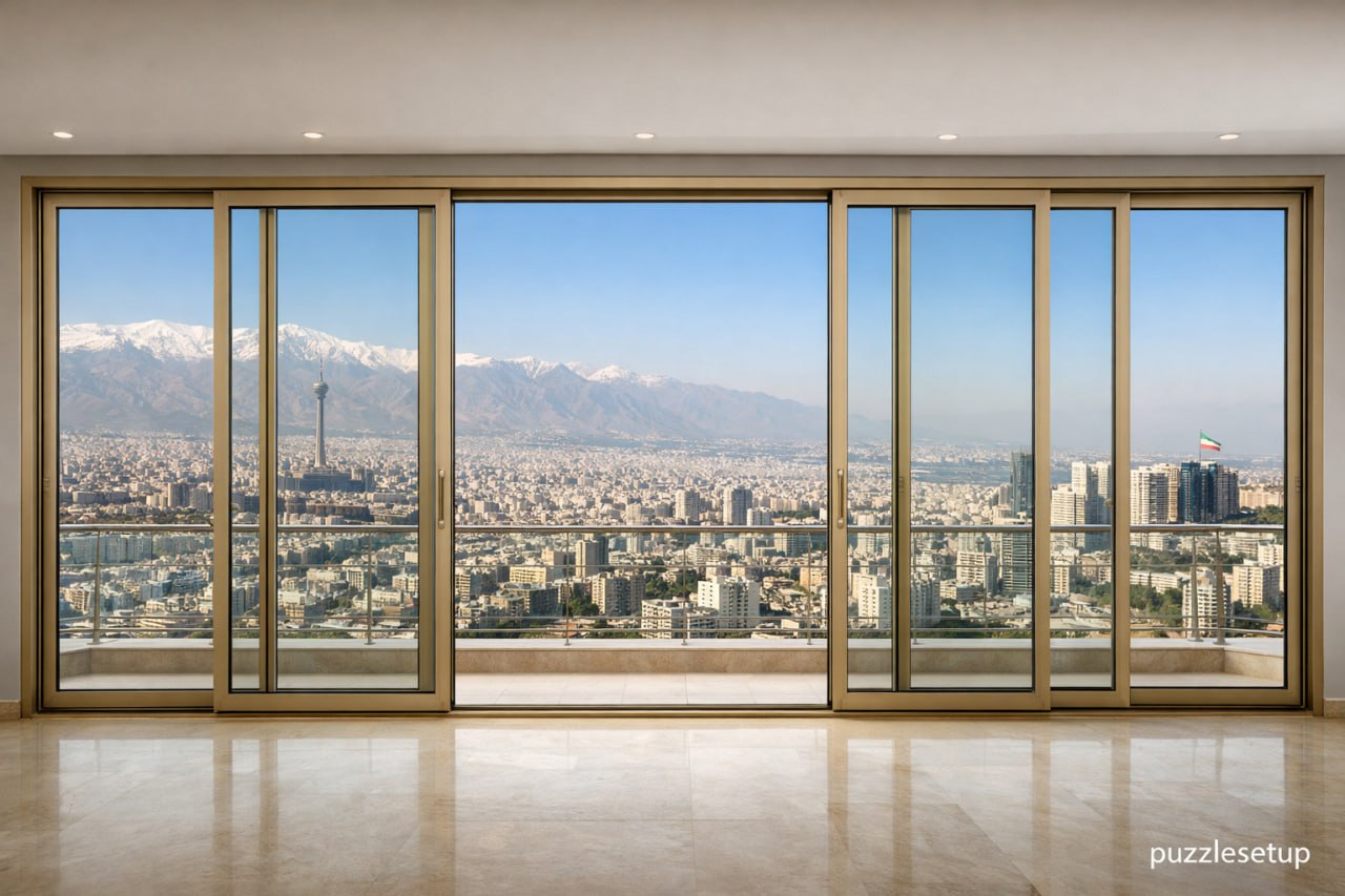 پنجره دو جداره آلومینیومی